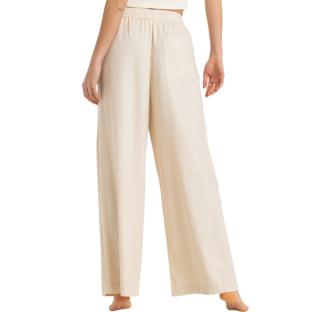 Pantalon fluide en Lin Écru Femme Roxy Lekeitio Break vue 2