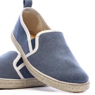 Espadrilles Bleu Enfant Pare Gabia Andu vue 0