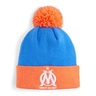 OM Bonnet à Pompon Junior Bleu/Orange Puma 025663-03 pas cher