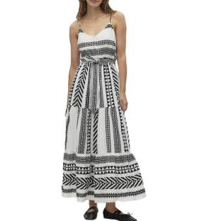 Robe Blanches/Noire Femme Vero Moda Dicthe vue 0