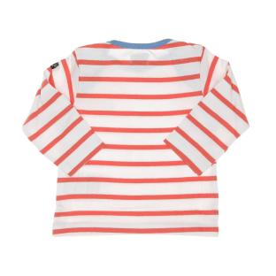 T-Shirt Blanc/Rose Garçon EOM Eloris vue 2