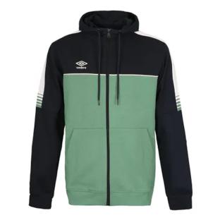 Sweat à Capuche Noir Vert Homme Umbro Grass vue 0