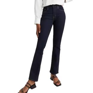 Jean 725 Bleu Foncé Bootcut Femme Levi's High Rise pas cher