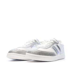 Baskets Blanches/Silver Femme Teddy Smith Plata vue 0