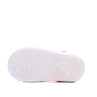 Sandales Roses/Blanches Fille Adidas Water vue 0