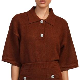 Pull Marron Femme An'ge Romane vue 0