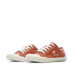 Baskets en toile Terracotta Femme TBS Opiace vue 0