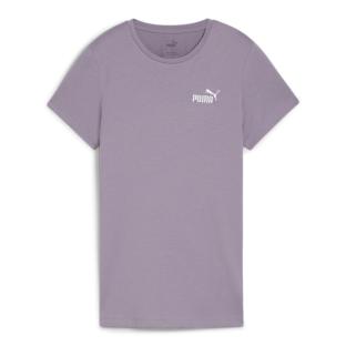 T-shirt Mauve/Blanc Femme Puma Ess+ Embroid pas cher