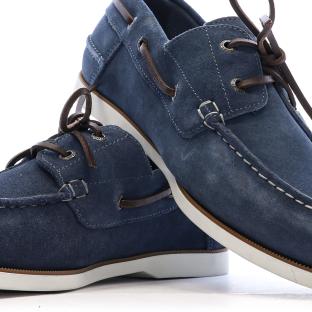 Mocassins Bleu Homme Tommy Hilfiger Boat vue 0