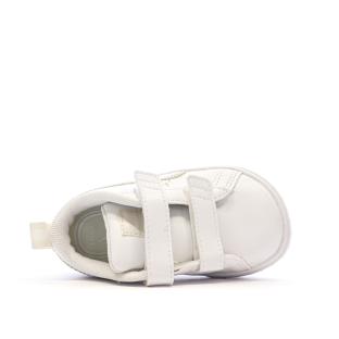 Baskets Blanches Fille Puma Stitching vue 4