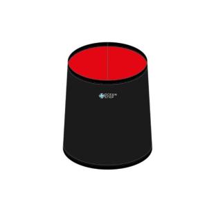 Cache cou Noir/Rouge Homme Polar Ocean Step Tube 1.5mm vue 0