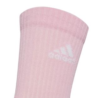 X3 Paires de Chaussettes Blanc/Rose Mixte Adidas JC9382 vue 0