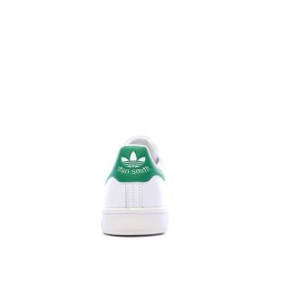 Stan Smith Blanc/Vert Mixte Adidas vue 3