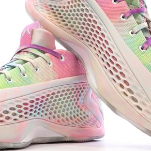 Chaussures de Basketball Rose/Blanc Homme Adidas Anthony Edwards 1 Low vue 0
