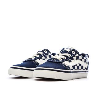 Baskets Bleu Foncé Garçon Vans Td Ward Slip-on Checkerboard vue 6