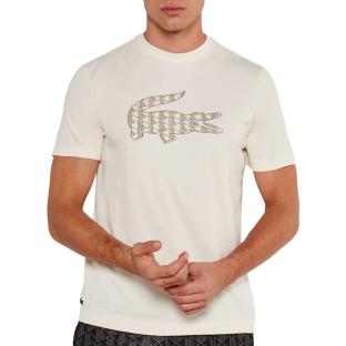 T-shirt Beige Homme Lacoste TH2623 vue 0