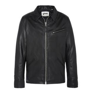 Veste En Cuir Noire Homme Schott LC9521D pas cher