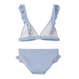 Maillot de bain 2 pièces Bleu/Blanc Fille Name It Zannah vue 2