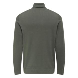 Pull Col roulé Gris Homme Only & Sons Reg 12 vue 2