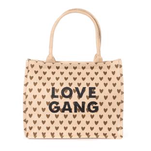 Sac de Plage Beige/Marron Gérard Pasquier Love vue 0