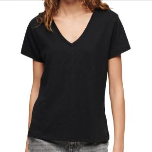 T-shirt Noir Femme Superdry Studios pas cher