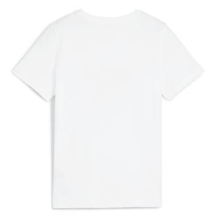 T-shirt Blanc Garçon Puma Graf Cat vue 2