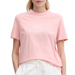 T-Shirt Rose Femme Calvin Klein Jeans Classic pas cher