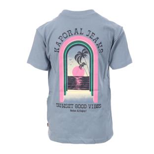 T-Shirt Bleu Garçon Kaporal OGLYE vue 0