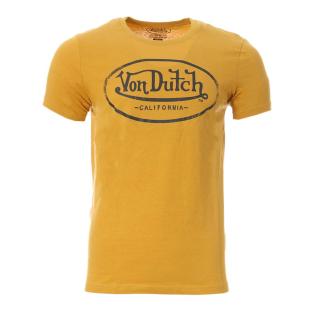 T-Shirt Jaune Homme Von Dutch ART pas cher