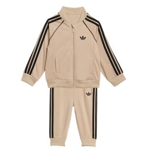 Ensemble Survêtement Beige Mixte Adidas Tracksuit vue 0