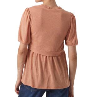 Top de Grossesse Terracotta Femme Mamalicious Anabella vue 2