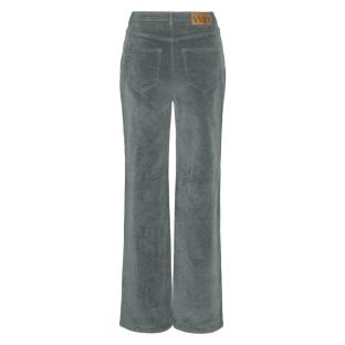 Pantalon Velours Vert Femme Vero Moda Tessa vue 2