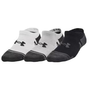 x3 Paires de Chaussettes Noires/Blanches Garçon Under Armour Performance pas cher