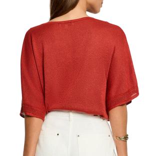 Pull Rouge Vif Femme Morgan MCHRIS vue 0