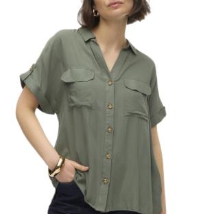 Chemise Verte Femme Vero Moda Bumpy vue 0