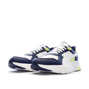 Baskets Blanches/Marines Garçon Puma Trinity 2 vue 6