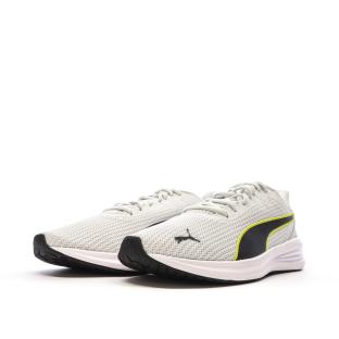 Chaussures de Running Blanches/Noires/Jaunes Femme Puma Transport vue 6