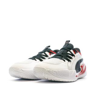 Chaussures de Basketball Blanche/Noire/Rouge Homme Puma Court Rider vue 6
