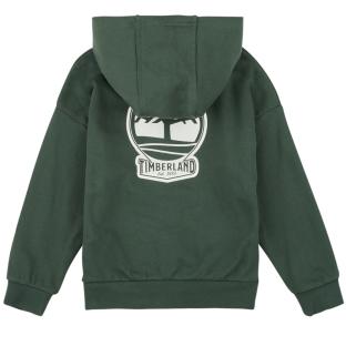 Grünes Sweatshirt mit Reißverschluss für Jungen von Timberland T60451 Ansicht 0