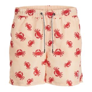 Short de bain Orange Garçon Jack & Jones 12253753 pas cher