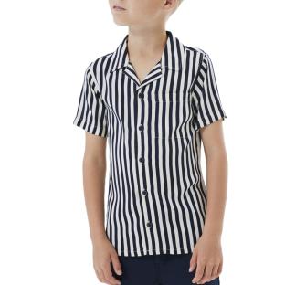 Chemise Rayures Noir/Blanc Garçon Name it Ferane pas cher