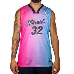 Miami Maillot de basket Rose/Mauve Homme Sport Zone vue 0