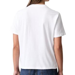 T-Shirt Blanc Femme Calvin Klein Jeans Classic Seasonal vue 0
