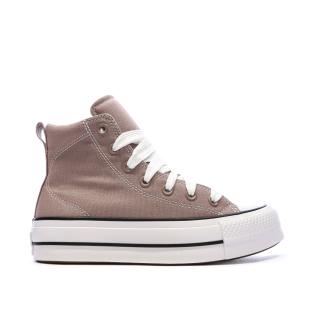 Baskets Taupe Femme Converse Chuck Taylor All Star Puff vue 2