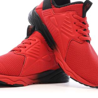 Baskets Rouges/Noires Garçon Kappa Malone vue 7