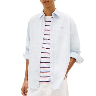 Chemise Bleu Clair Homme Tommy Hilfiger Tjm vue 0