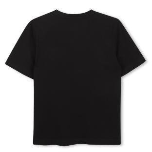 Schwarzes T-Shirt für Jungen von Hugo Boss J52701 Ansicht 0