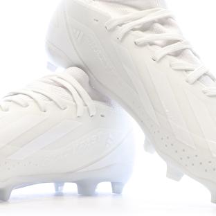 Chaussures de football Blanches Garçon Adidas X Crazyfast.3 vue 0
