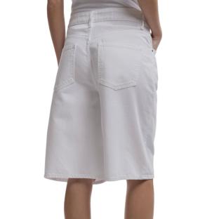 Bermuda en jean Blanc Femme Teddy Smith Tomboy vue 0
