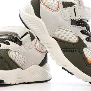 Baskets Beige/Kaki Garçon Le Coq Sportif Lsc Runner vue 7